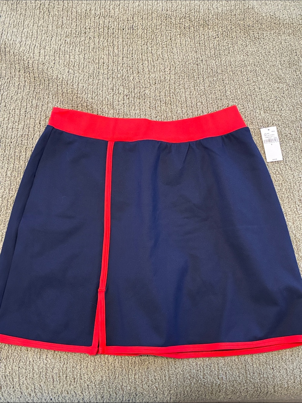BRAND NEW: Gap Navy Blue Skirt with Red Trim - Women's Athletic Skirt